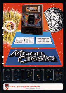 Moon Cresta (bootleg set 3) [Bootleg] Arcade Game Cover